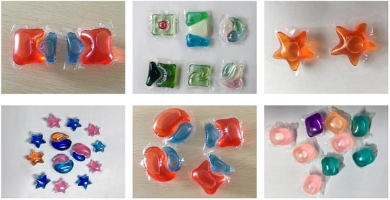 30~45デシベルのノイズで調整可能な洗浄剤ポッドを作る機械